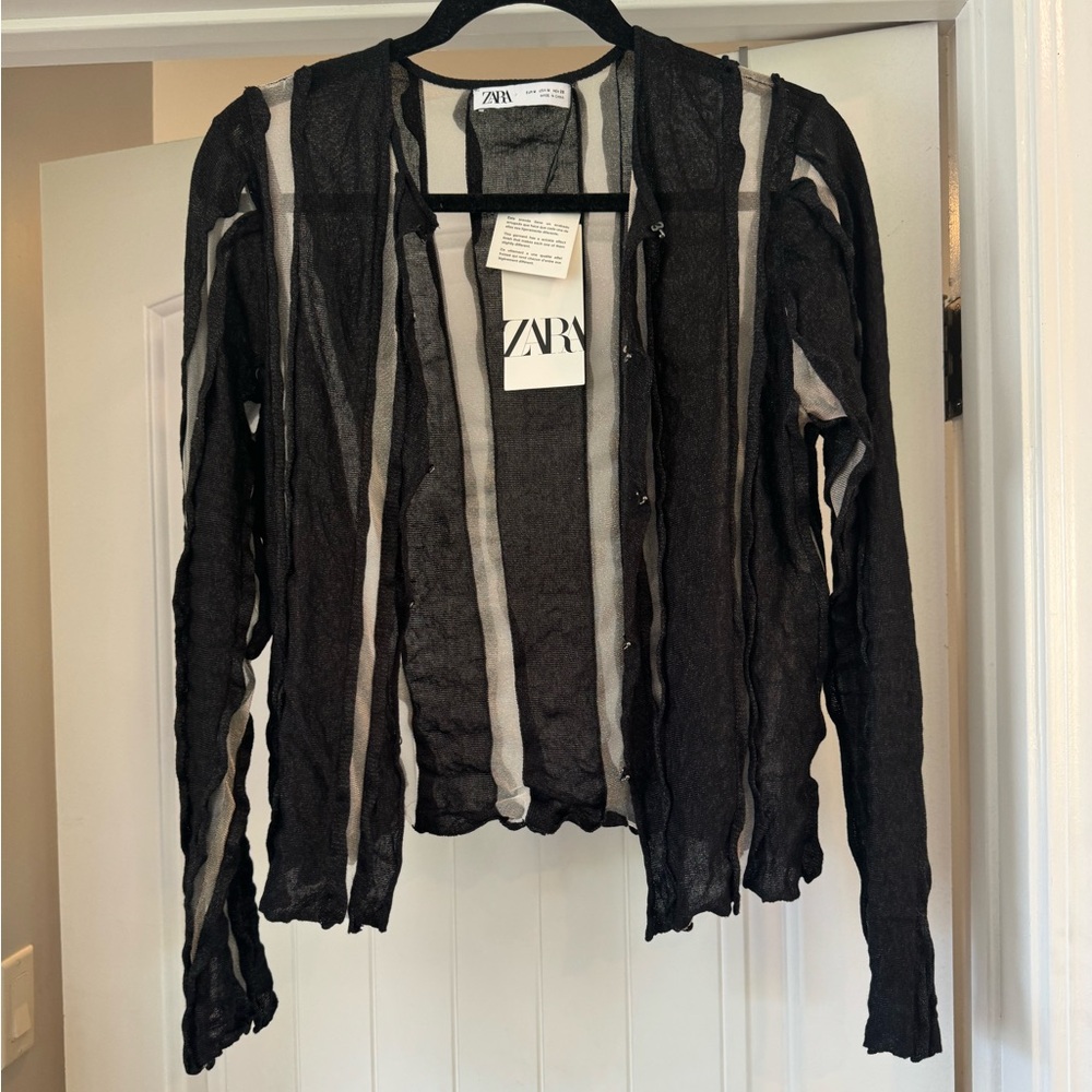 Zara Sheer Cardigan